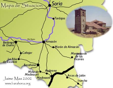 Mapa de Soria